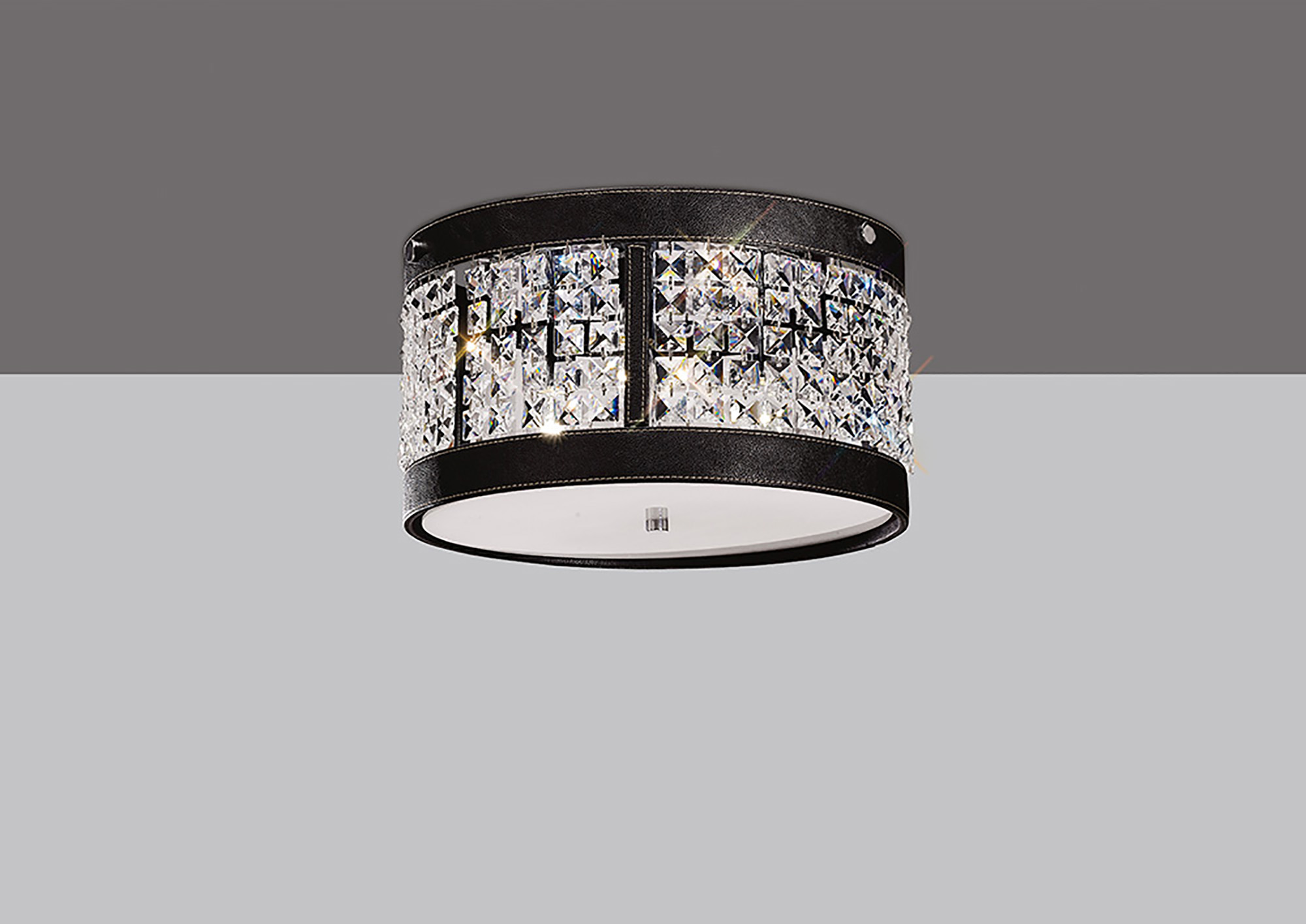 IL31040  Celsa Crystal  Flush Ceiling 3 Light